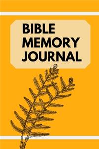Bible Memory Journal