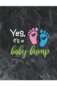 Yes, it's a baby bump