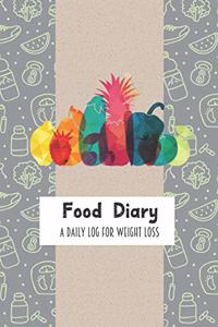 Food Diary A Daily Log for Weight Loss