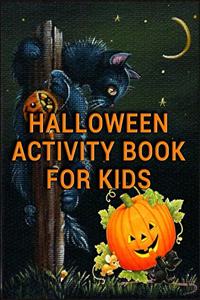 Halloween Activity Book for Kids