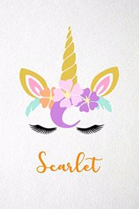 Scarlet A5 Lined Notebook 110 Pages