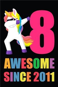 Awesome 8 Year Old Dabbing Unicorn