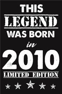 This Legend Was Born In 2010