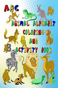 Animal Alphabet Coloring And Activity Book