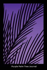 Purple Palm Tree Journal