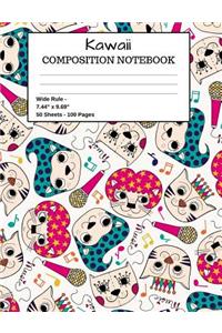 Kawaii Composition Notebook