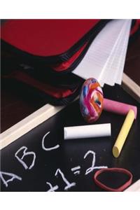 School Composition Book Small Chalkboard