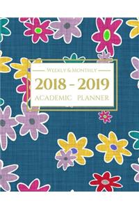 2018-2019 Academic Planner Weekly and Monthly