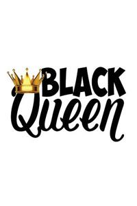 Black Queen: Black College Ruled Notebook (7.5 X 9.25) 200 Pages(college Notebook, Ruled Notebook,200 Page Composition Book,200 Page Journal,200 Page Notebook,200 Ruled Paper)