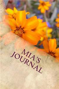 Mia's Journal: Writing Journal