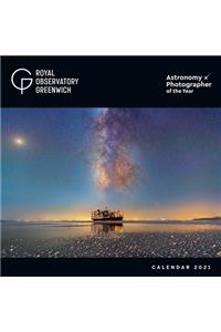 Royal Observatory Greenwich - Astronomy Photographer of the Year Wall Calendar 2021 (Art Calendar)