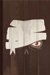 Zombie Mummy Face Journal Notebook