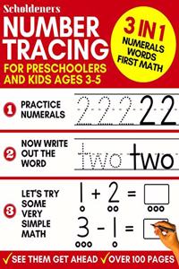 Number Tracing for Preschoolers and Kids Ages 3-5