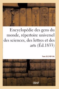 Encyclopédie des gens du monde, répertoire universel des sciences, des lettres et des arts- T 20.2