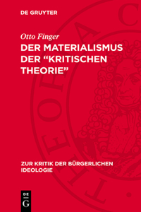 Der Materialismus Der 