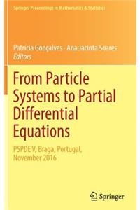 From Particle Systems to Partial Differential Equations