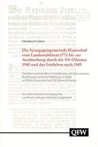 Die Synagogengemeinde Warendorf Vom Landesrabbinat 1771 Bis Zur Ausloschung Durch Die Ns-Diktatus 1940 Und Das Fortleben Nach 1945
