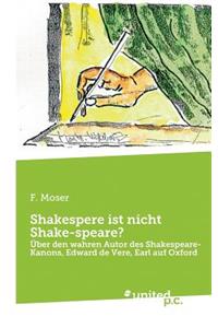 Shakespere Ist Nicht Shake-Speare?