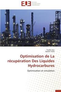 Optimisation de la Récupération Des Liquides Hydrocarbures
