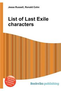List of Last Exile Characters