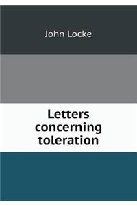 Letters Concerning Toleration