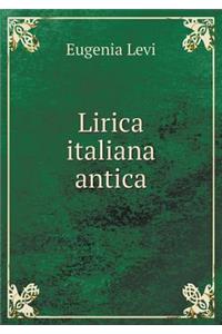 Lirica italiana antica
