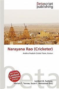 Narayana Rao (Cricketer)