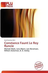 Constance Faunt Le Roy Runcie