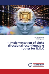 1 Implementation of eight directional reconfigurable router for N.O.C