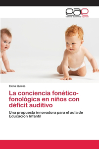 conciencia fonético-fonológica en niños con déficit auditivo