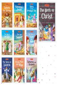 Bible Stories Set of 10 Books for Kids | Featuring 