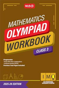 MTG International Mathematics Olympiad (IMO) Workbook Class 3 - Chapterwise Previous Year Solved Paper & Achievers Section - SOF Olympiad Books For 2025-26 Exam
