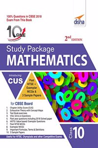 10 in One Study Package for CBSE Mathematics Class 10 with 3 Sample Papers