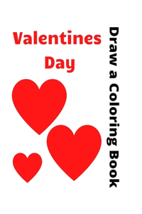 Draw a Coloring Book Valentines Day