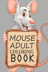 Mouse Adult Coloring Book