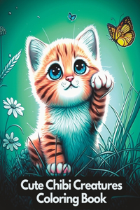 Cute Chibi Creatures Coloring Book