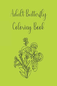 Adult Butterfly Coloring Book