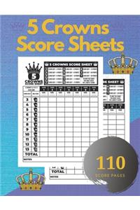 5 Crowns Score Sheets