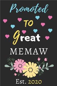 Promoted To Great Memaw est.2020