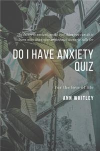 Do I Have Anxiety Quiz