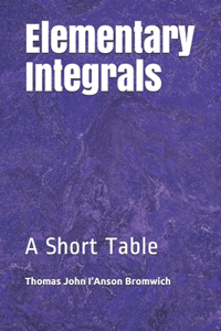 Elementary Integrals