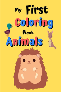 My First Coloring Book Animals