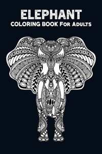 Elephant Coloring Books for Adults