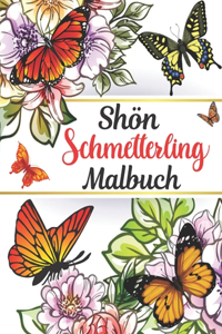 Shön Schmetterling Malbuch