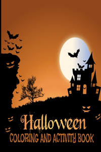 Halloween Coloring and Activity Book