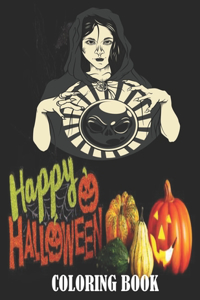 Happy Halloween Coloring Book