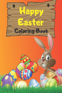 Happy Easter Coloring Book