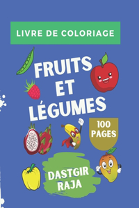 Livre de Coloriage Fruits et Légumes