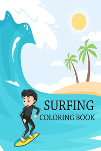 Surfing Coloring Book