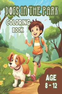 Dogs in the Park Coloring Book
